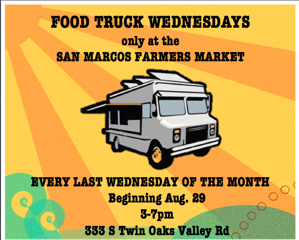 Food Truck Wednesdays – San Marcos Farmers Market