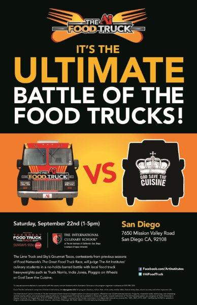 Food Truck Battle: Art Institute vs. God Save the Cuisine