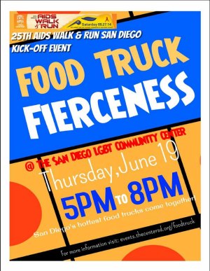 Food Truck Fierceness: AIDS Walk & Run Kick-Off Event